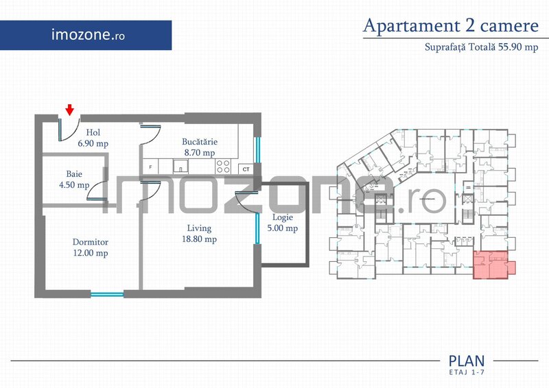 Militari, Metrou Pacii, Preciziei, apartament 2 camere, 58 mp, bloc nou.